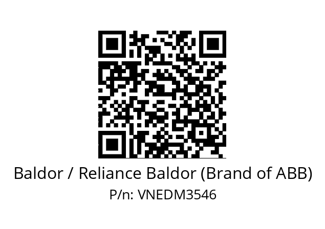 Motor  Baldor / Reliance Baldor (Brand of ABB) VNEDM3546