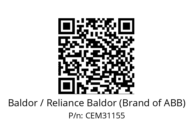 Motor  Baldor / Reliance Baldor (Brand of ABB) CEM31155