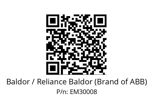 Motor  Baldor / Reliance Baldor (Brand of ABB) EM30008