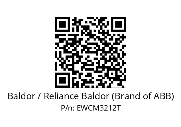 Motor  Baldor / Reliance Baldor (Brand of ABB) EWCM3212T