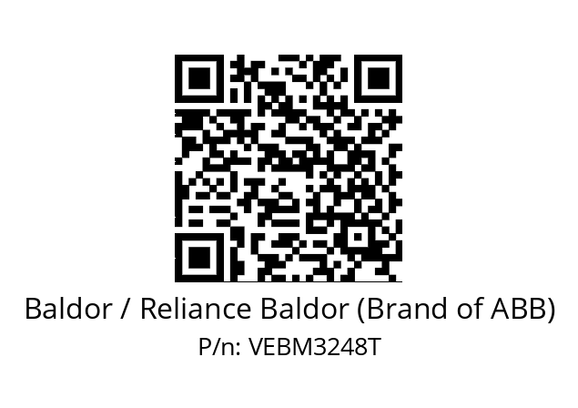 Motor  Baldor / Reliance Baldor (Brand of ABB) VEBM3248T