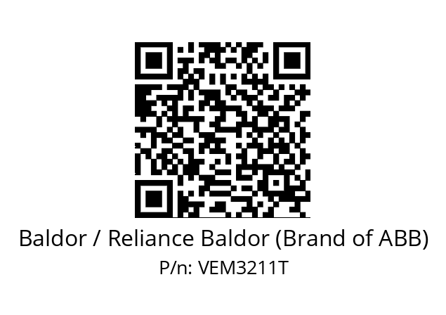 Motor  Baldor / Reliance Baldor (Brand of ABB) VEM3211T