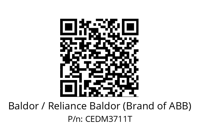 Motor  Baldor / Reliance Baldor (Brand of ABB) CEDM3711T