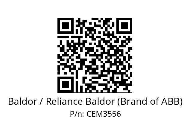 Motor  Baldor / Reliance Baldor (Brand of ABB) CEM3556