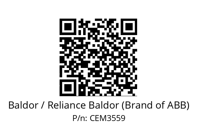 Motor  Baldor / Reliance Baldor (Brand of ABB) CEM3559