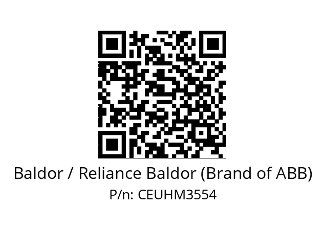 Motor  Baldor / Reliance Baldor (Brand of ABB) CEUHM3554