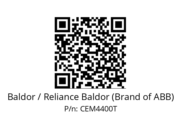 Motor  Baldor / Reliance Baldor (Brand of ABB) CEM4400T