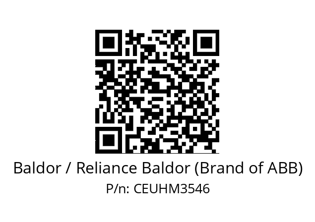 Motor  Baldor / Reliance Baldor (Brand of ABB) CEUHM3546