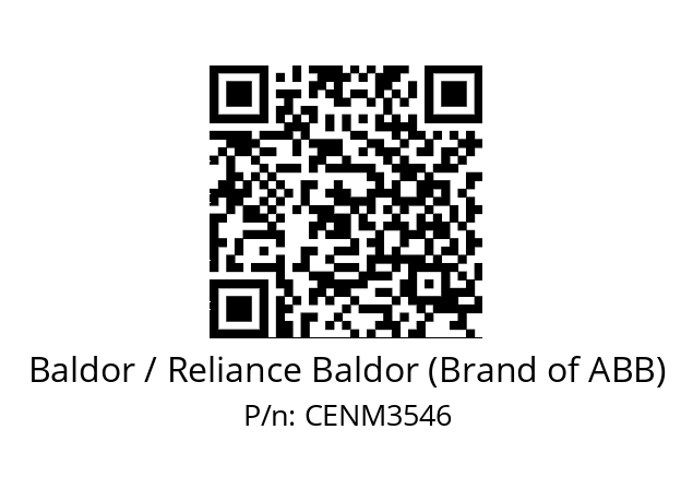 Motor  Baldor / Reliance Baldor (Brand of ABB) CENM3546