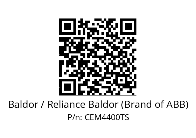 Motor  Baldor / Reliance Baldor (Brand of ABB) CEM4400TS