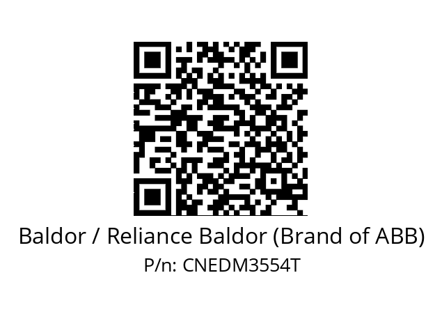 Motor  Baldor / Reliance Baldor (Brand of ABB) CNEDM3554T