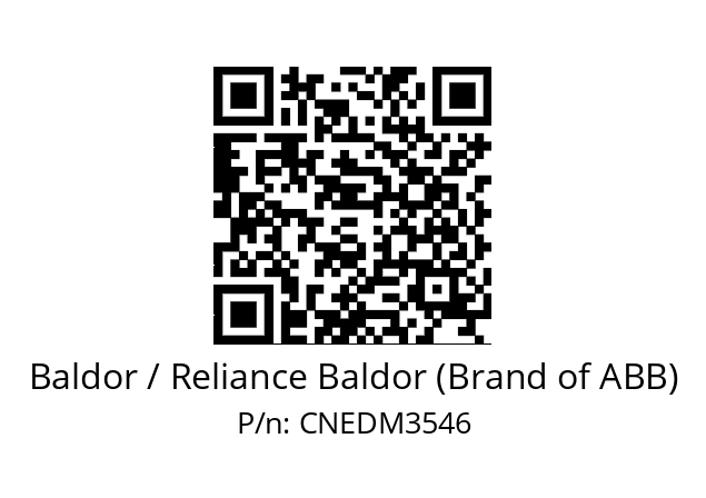 Motor  Baldor / Reliance Baldor (Brand of ABB) CNEDM3546