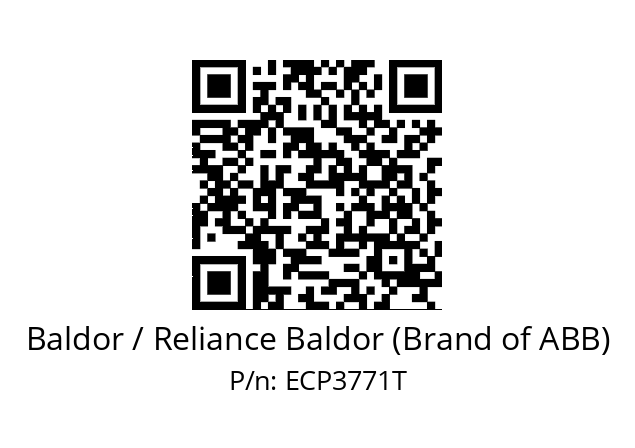 Motor  Baldor / Reliance Baldor (Brand of ABB) ECP3771T