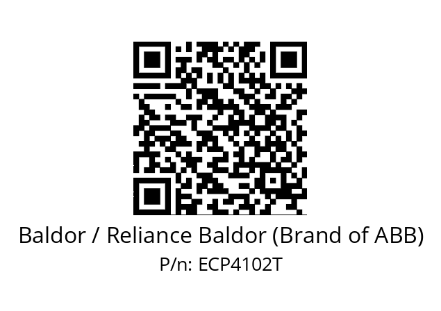 Motor  Baldor / Reliance Baldor (Brand of ABB) ECP4102T