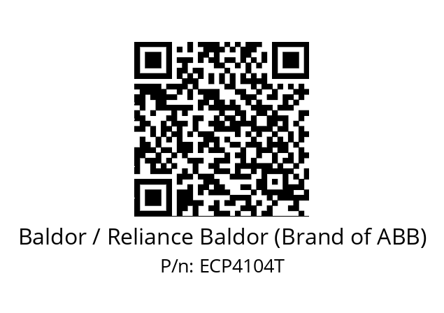 Motor  Baldor / Reliance Baldor (Brand of ABB) ECP4104T