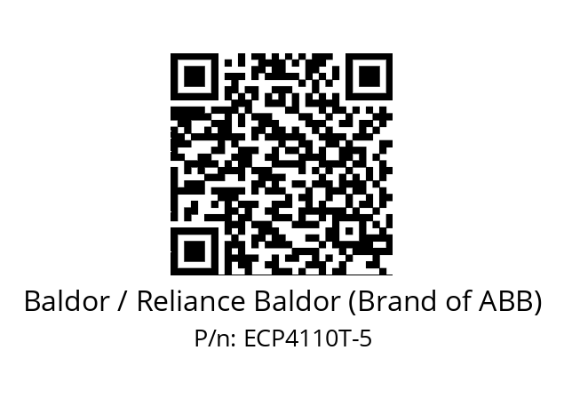 Motor  Baldor / Reliance Baldor (Brand of ABB) ECP4110T-5