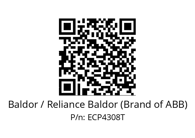 Motor  Baldor / Reliance Baldor (Brand of ABB) ECP4308T