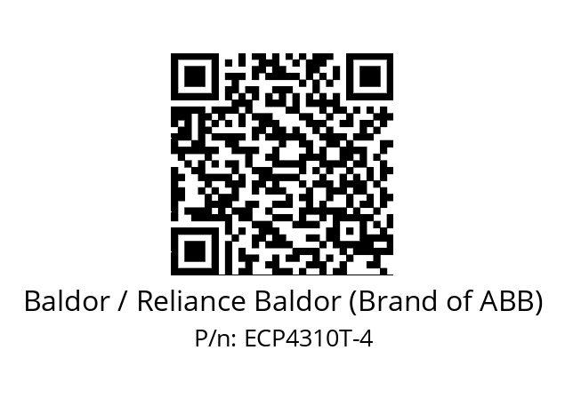 Motor  Baldor / Reliance Baldor (Brand of ABB) ECP4310T-4