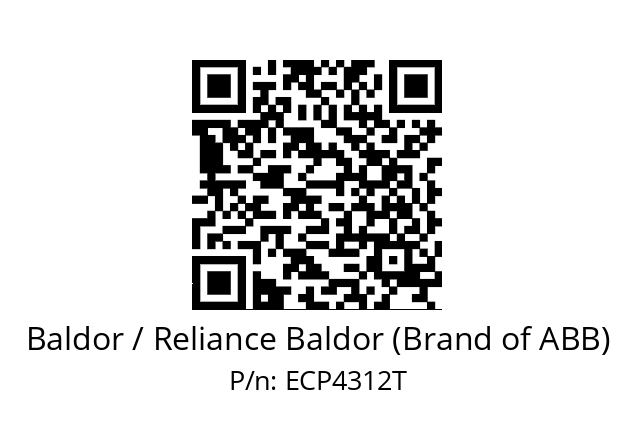 Motor  Baldor / Reliance Baldor (Brand of ABB) ECP4312T