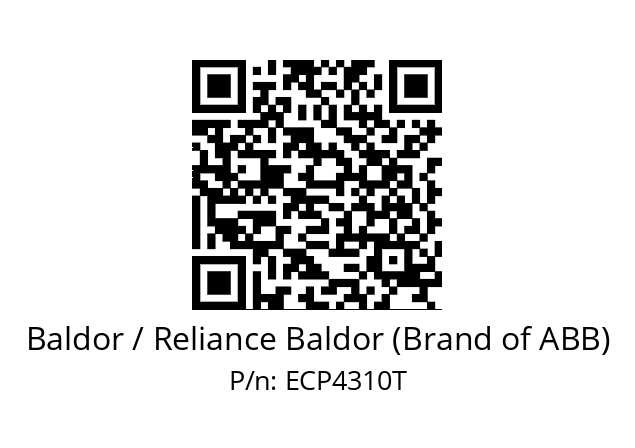 Motor  Baldor / Reliance Baldor (Brand of ABB) ECP4310T