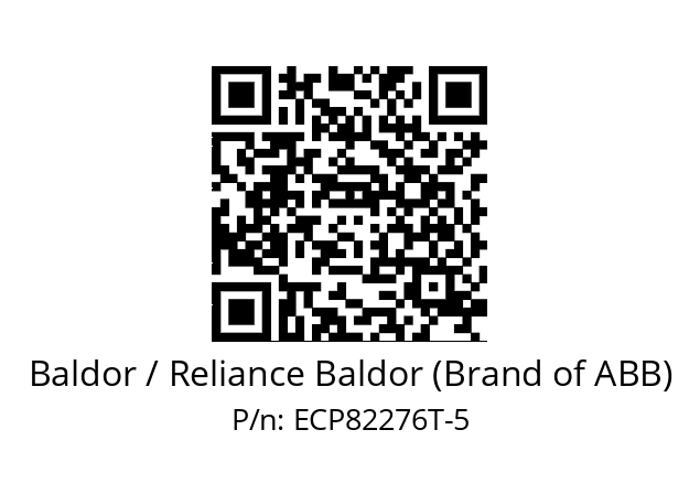 Motor  Baldor / Reliance Baldor (Brand of ABB) ECP82276T-5