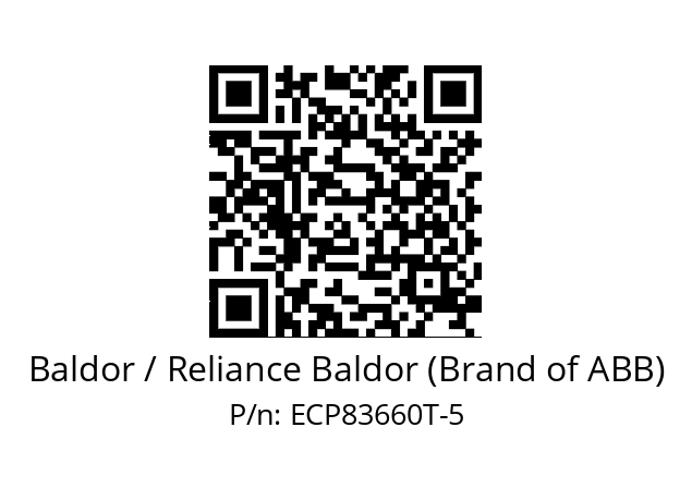 Motor  Baldor / Reliance Baldor (Brand of ABB) ECP83660T-5