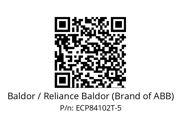 Motor  Baldor / Reliance Baldor (Brand of ABB) ECP84102T-5