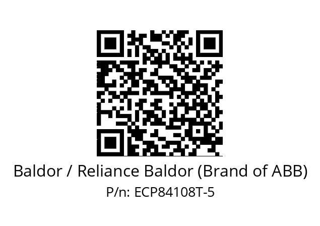 Motor  Baldor / Reliance Baldor (Brand of ABB) ECP84108T-5