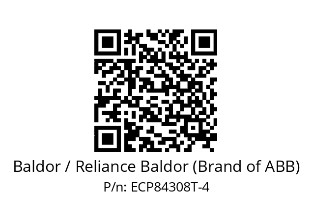 Motor  Baldor / Reliance Baldor (Brand of ABB) ECP84308T-4