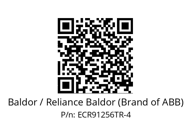 Motor  Baldor / Reliance Baldor (Brand of ABB) ECR91256TR-4