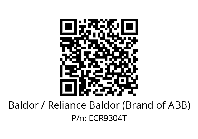 Motor  Baldor / Reliance Baldor (Brand of ABB) ECR9304T