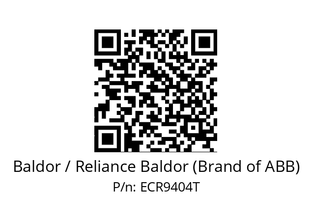 Motor  Baldor / Reliance Baldor (Brand of ABB) ECR9404T