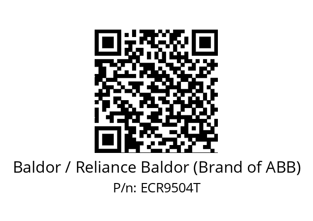 Motor  Baldor / Reliance Baldor (Brand of ABB) ECR9504T