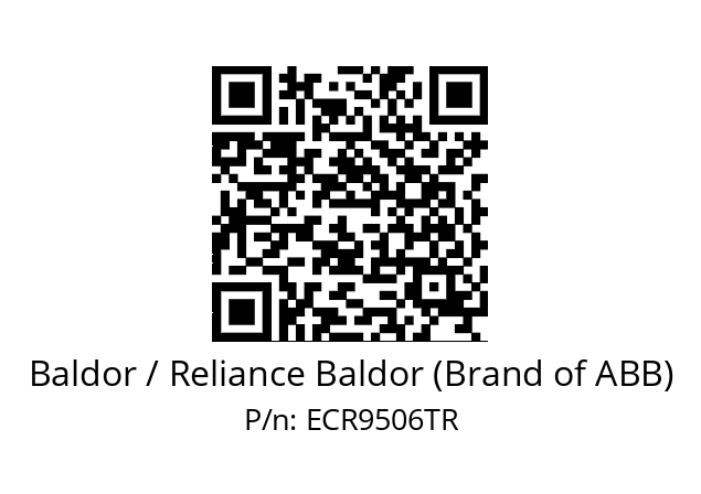 Motor  Baldor / Reliance Baldor (Brand of ABB) ECR9506TR