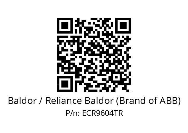 Motor  Baldor / Reliance Baldor (Brand of ABB) ECR9604TR