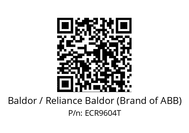 Motor  Baldor / Reliance Baldor (Brand of ABB) ECR9604T