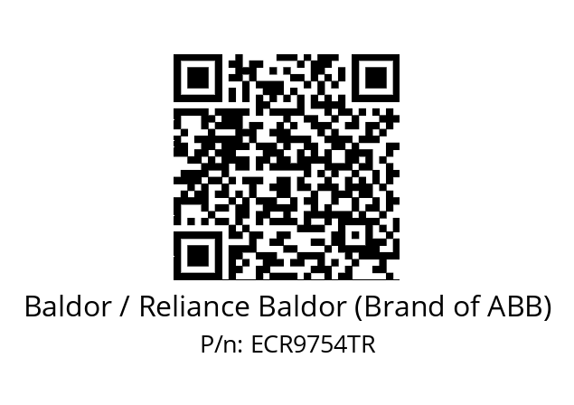 Motor  Baldor / Reliance Baldor (Brand of ABB) ECR9754TR