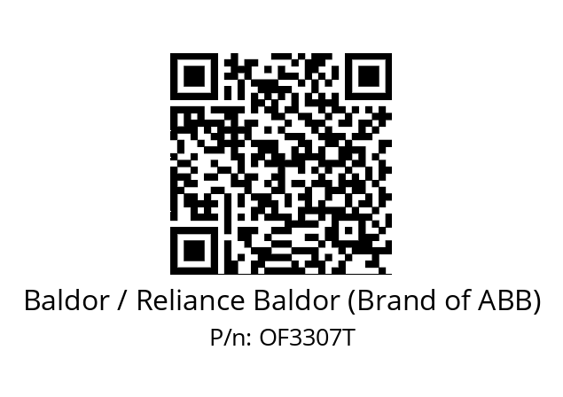 Motor  Baldor / Reliance Baldor (Brand of ABB) OF3307T