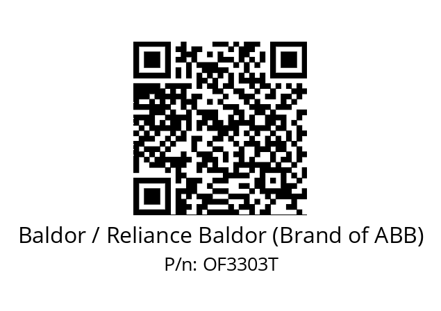 Motor  Baldor / Reliance Baldor (Brand of ABB) OF3303T