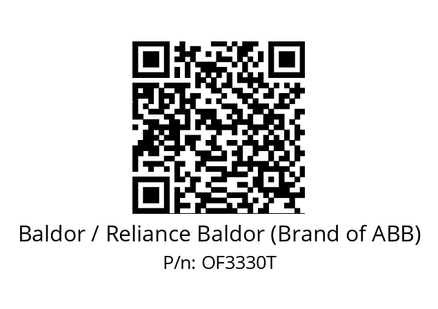 Motor  Baldor / Reliance Baldor (Brand of ABB) OF3330T