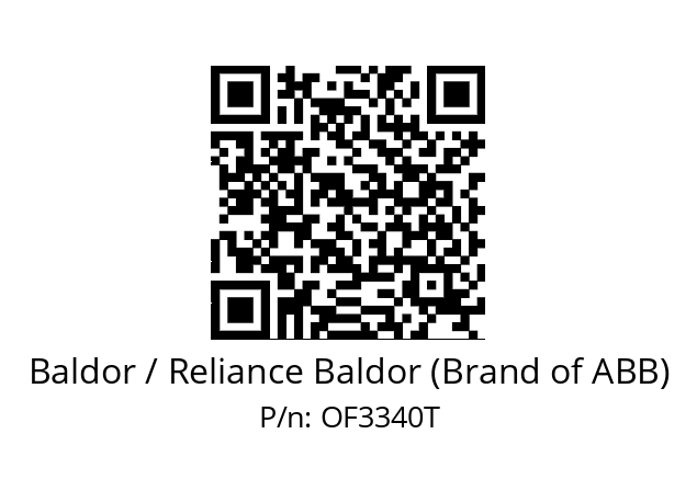 Motor  Baldor / Reliance Baldor (Brand of ABB) OF3340T