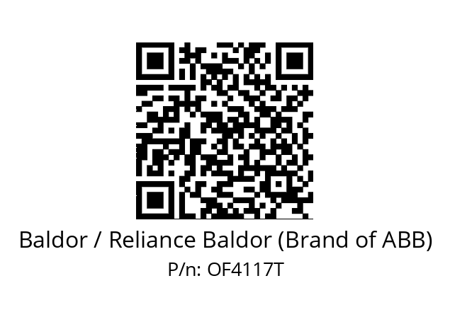 Motor  Baldor / Reliance Baldor (Brand of ABB) OF4117T