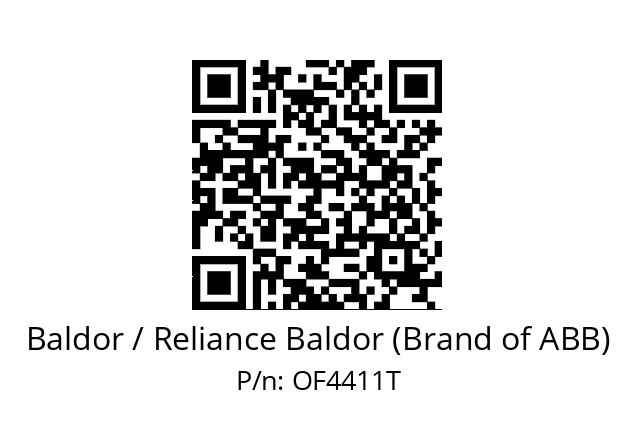 Motor  Baldor / Reliance Baldor (Brand of ABB) OF4411T