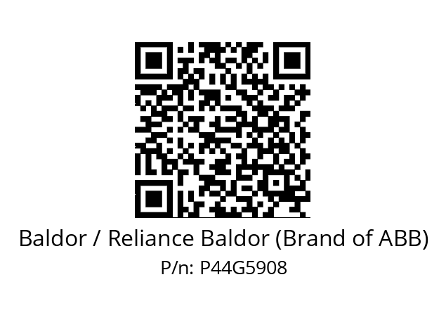 Motor  Baldor / Reliance Baldor (Brand of ABB) P44G5908