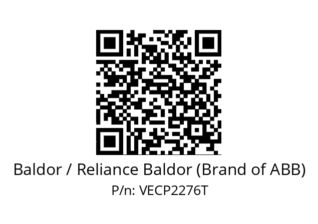 Motor  Baldor / Reliance Baldor (Brand of ABB) VECP2276T