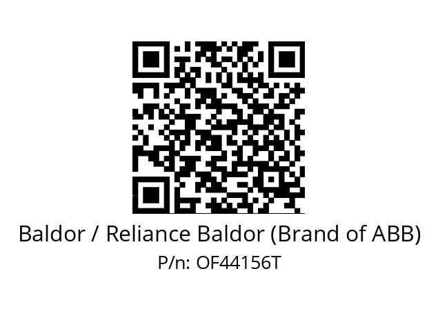 Motor  Baldor / Reliance Baldor (Brand of ABB) OF44156T