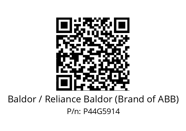 Motor  Baldor / Reliance Baldor (Brand of ABB) P44G5914