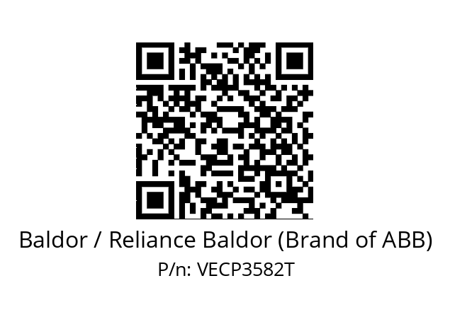 Motor  Baldor / Reliance Baldor (Brand of ABB) VECP3582T