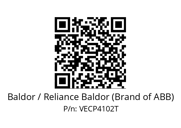 Motor  Baldor / Reliance Baldor (Brand of ABB) VECP4102T