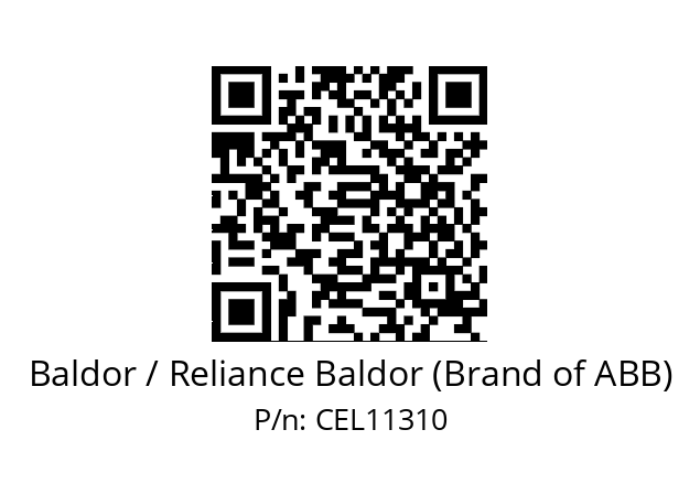 Motor  Baldor / Reliance Baldor (Brand of ABB) CEL11310